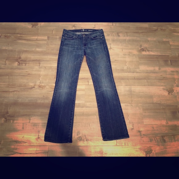 7 For All ManKind Blue Jeans - Picture 1 of 5
